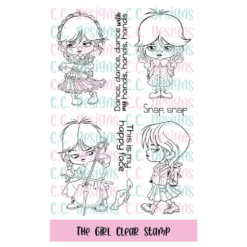 The Girl Clear Stamp Set