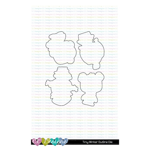 Tiny Winter Outline Metal Die