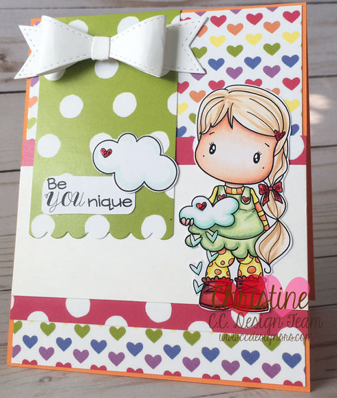 Unicorn & Rainbow Clear Stamp Set