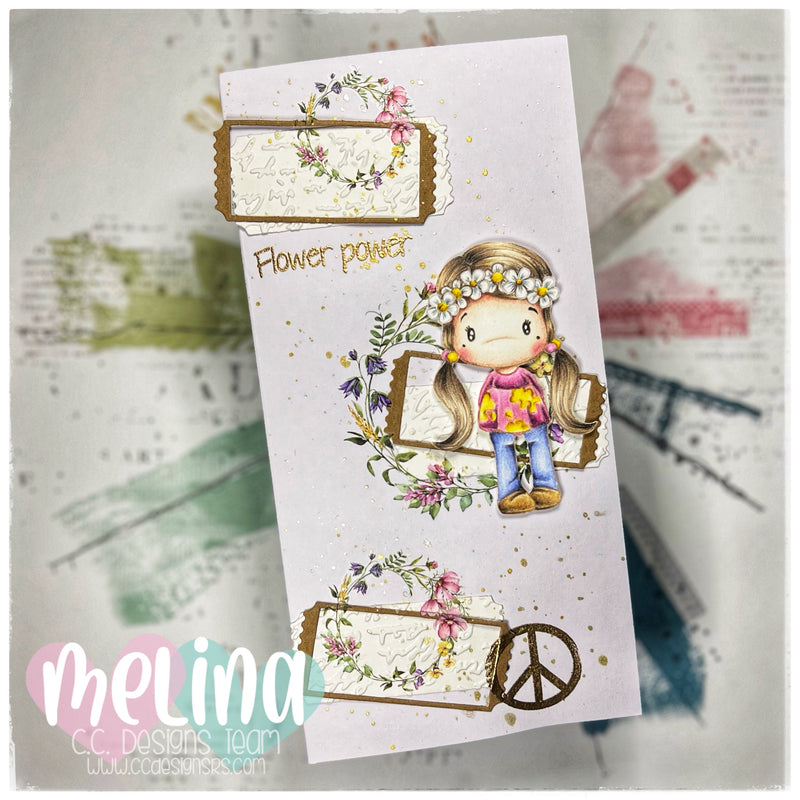 Flower Power with a Groovy Swissie