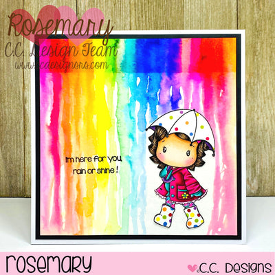 Watercolor Rain Background Tutorial