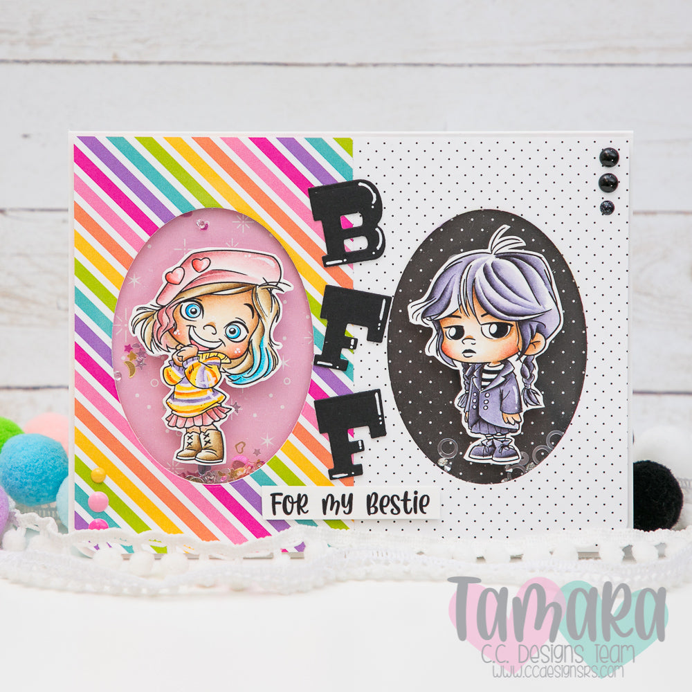 The BFF C.C. Designs Rubber Stamps