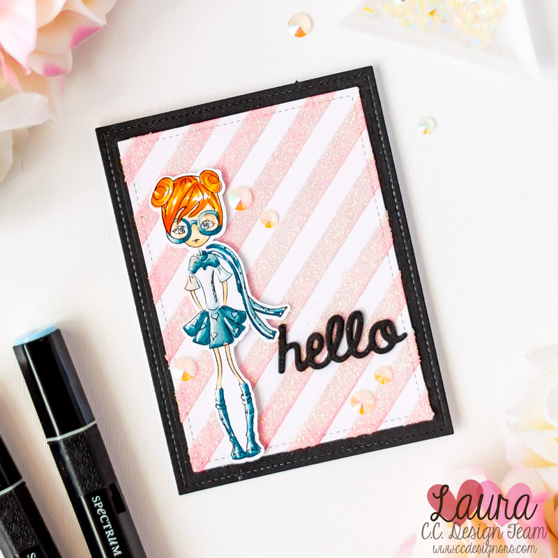 Easy and Quick Card for a Girl with Laura