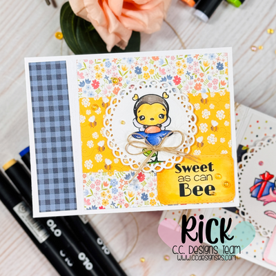 Sweet as Can Bee | Book Binding Fun Fold Cards with a Bright Spring Twist