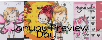 January Preview Day 1: Rubber Stamps, In & Out Dies, and Stencils