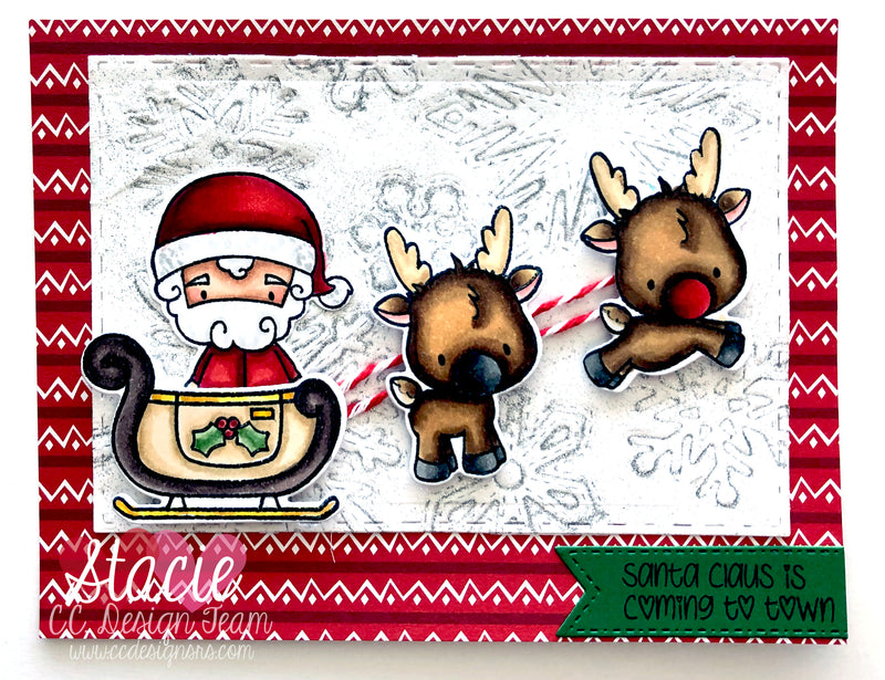 How to Use Metal Dies to make an Embossed Background