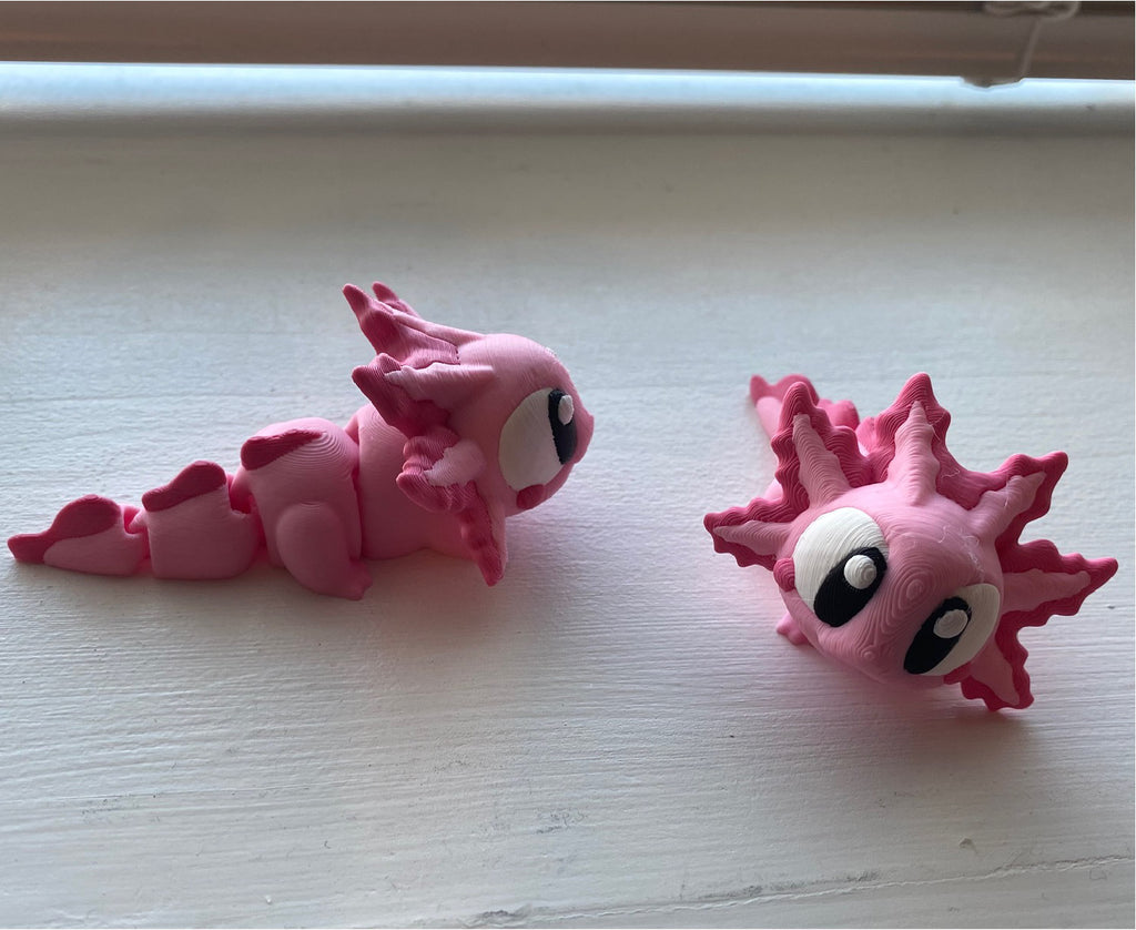 Axolotl Articulated 3D Animal