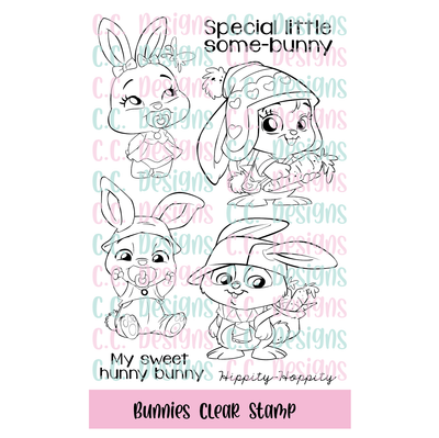 Bunnies Clear Stamp Set