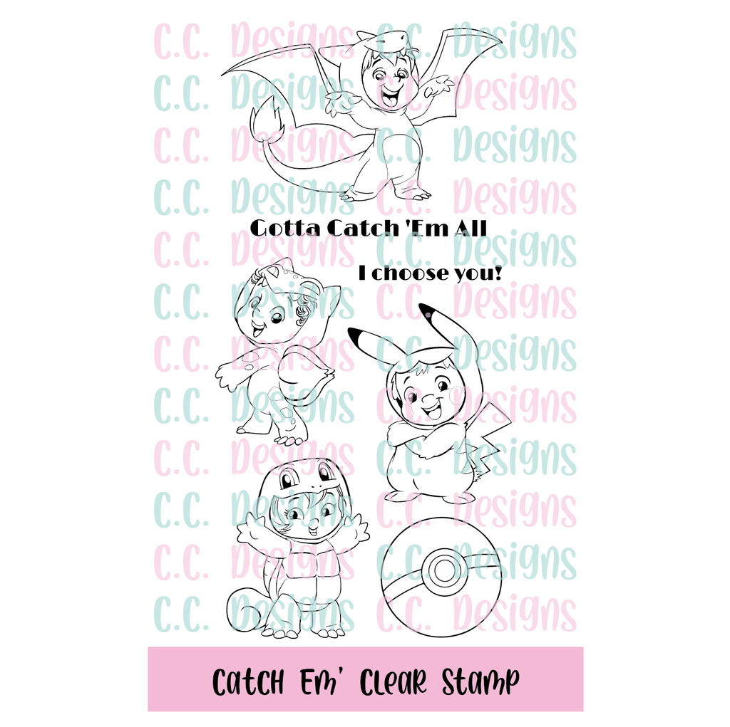 Catch Em' Clear Stamp Set
