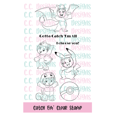 Catch Em' Clear Stamp Set