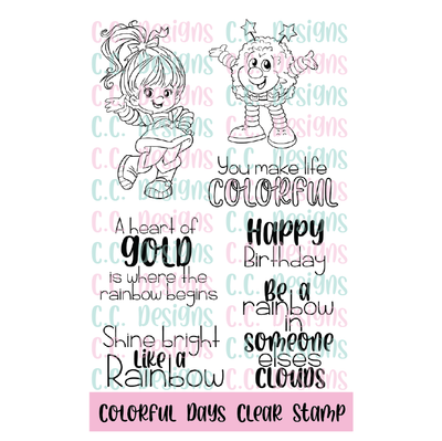 Colorful Day Clear Stamp Set