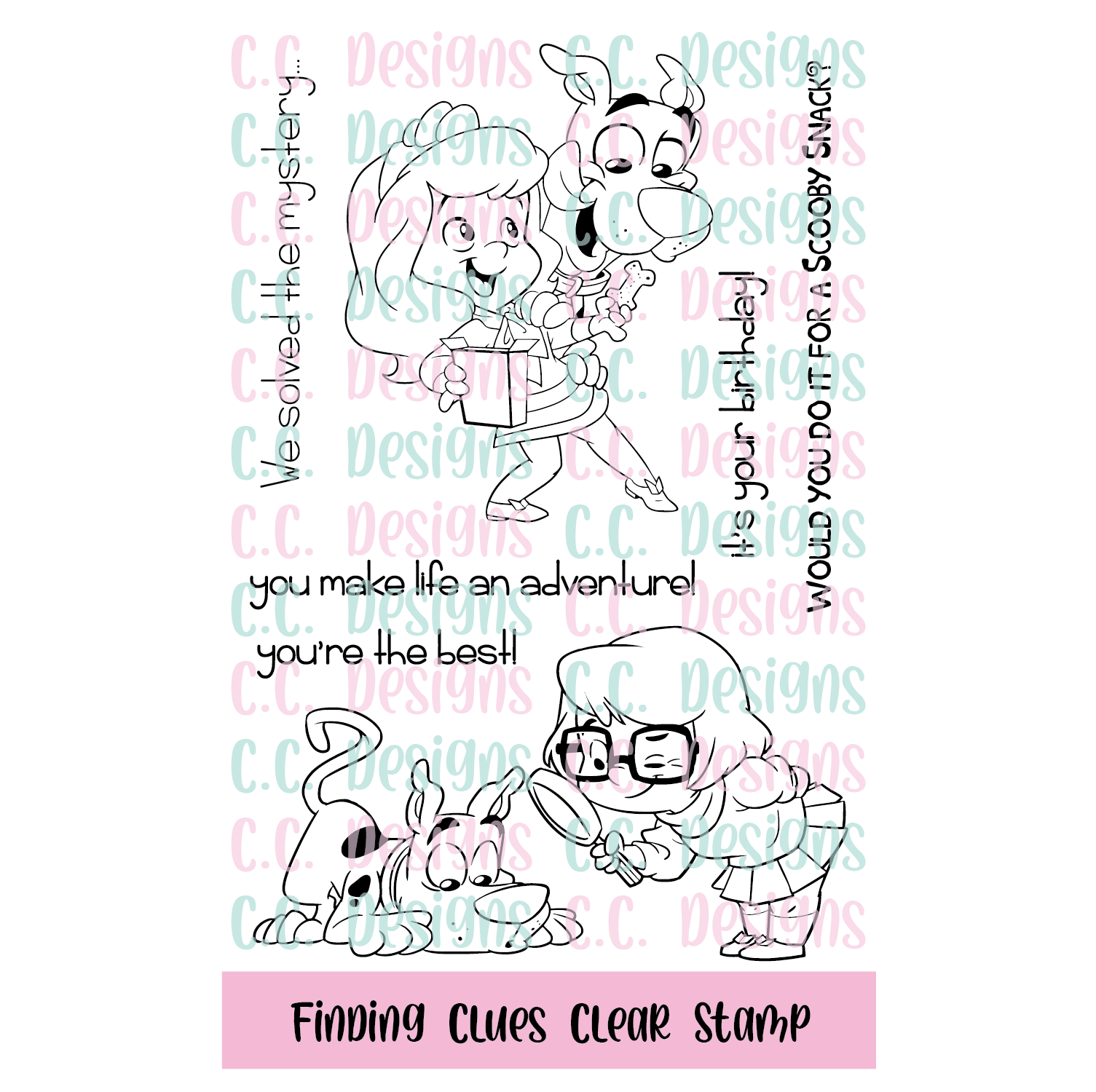 Finding Clues Clear Stamp Set