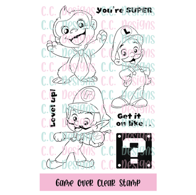 Game Over Clear Stamp Set