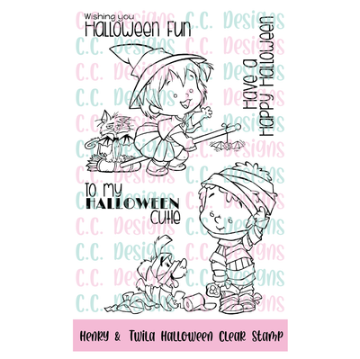 Henry & Twila Halloween Stamp Set PREORDER