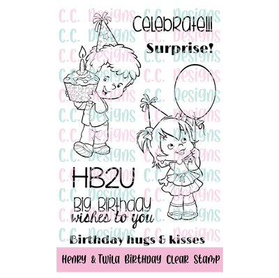 Henry & Twila Birthday Clear Stamp Set