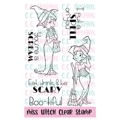 Miss Witch Stamp Set