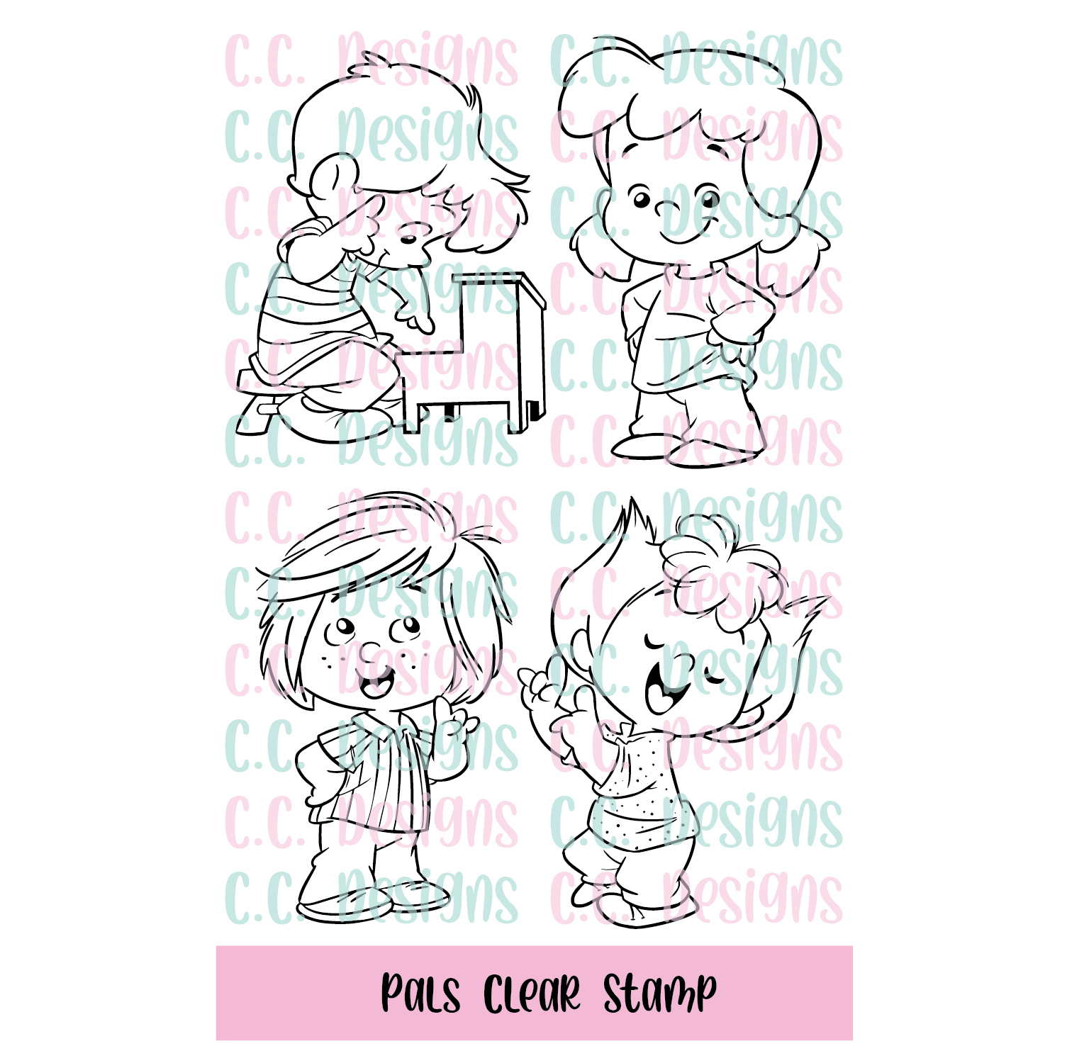 Pals Clear Stamp Set