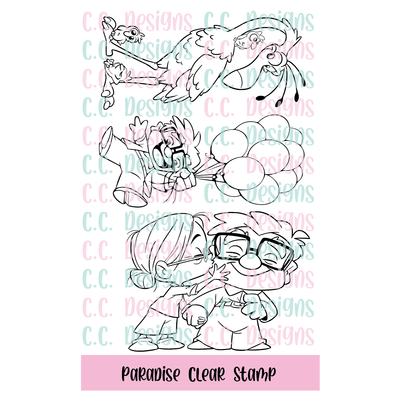 Paradise Clear Stamp Set