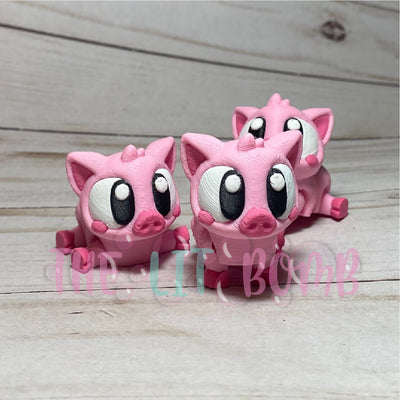 Pig Articulated 3D Animal