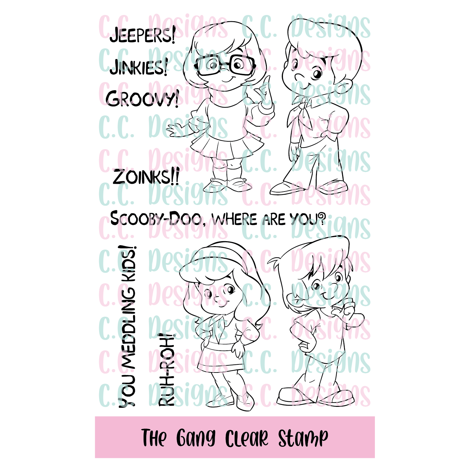 The Gang Clear Stamp Set