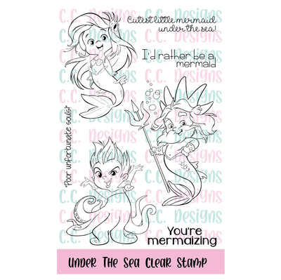Under The Sea Clear Stamp Set