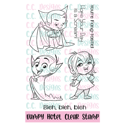 Vampy Hotel Stamp Set