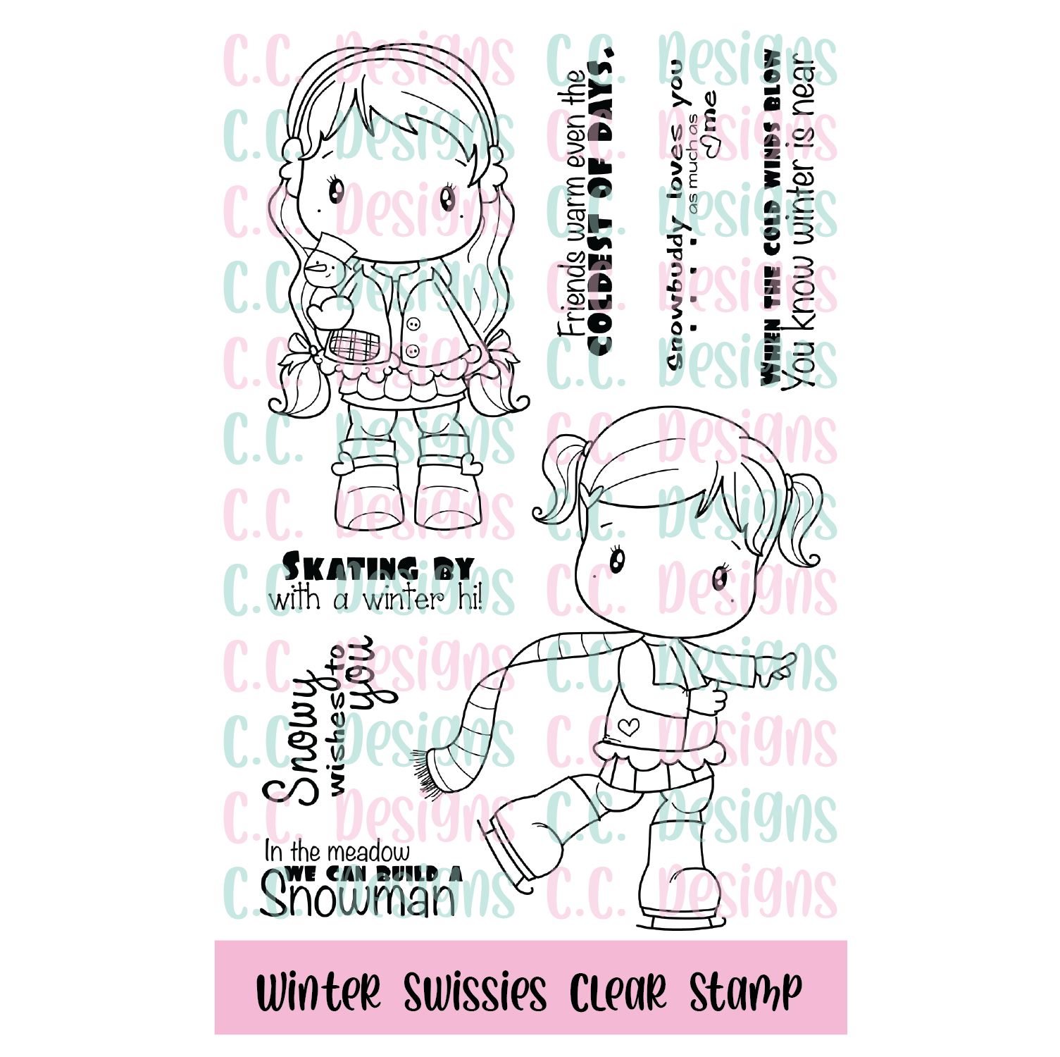 Winter Swissies Stamp Set