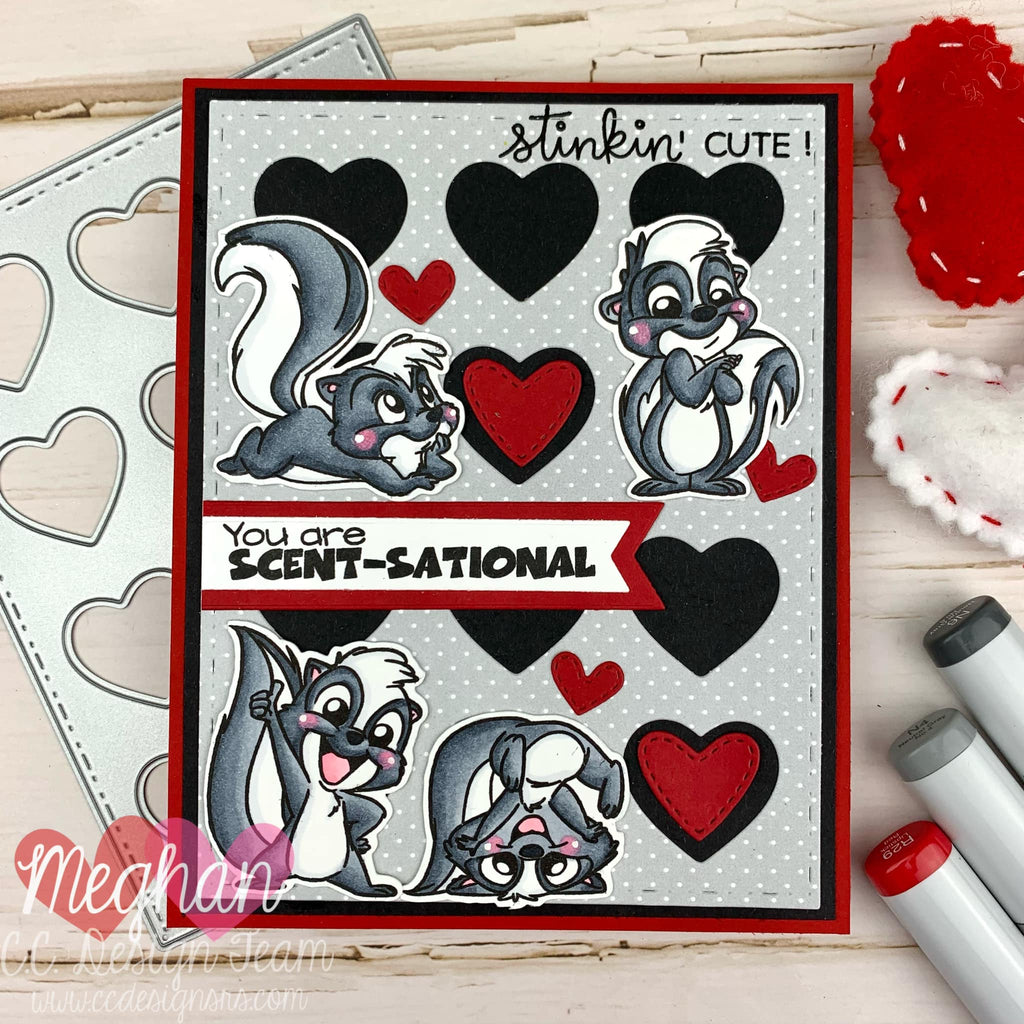 Skunk Clear Stamp Set