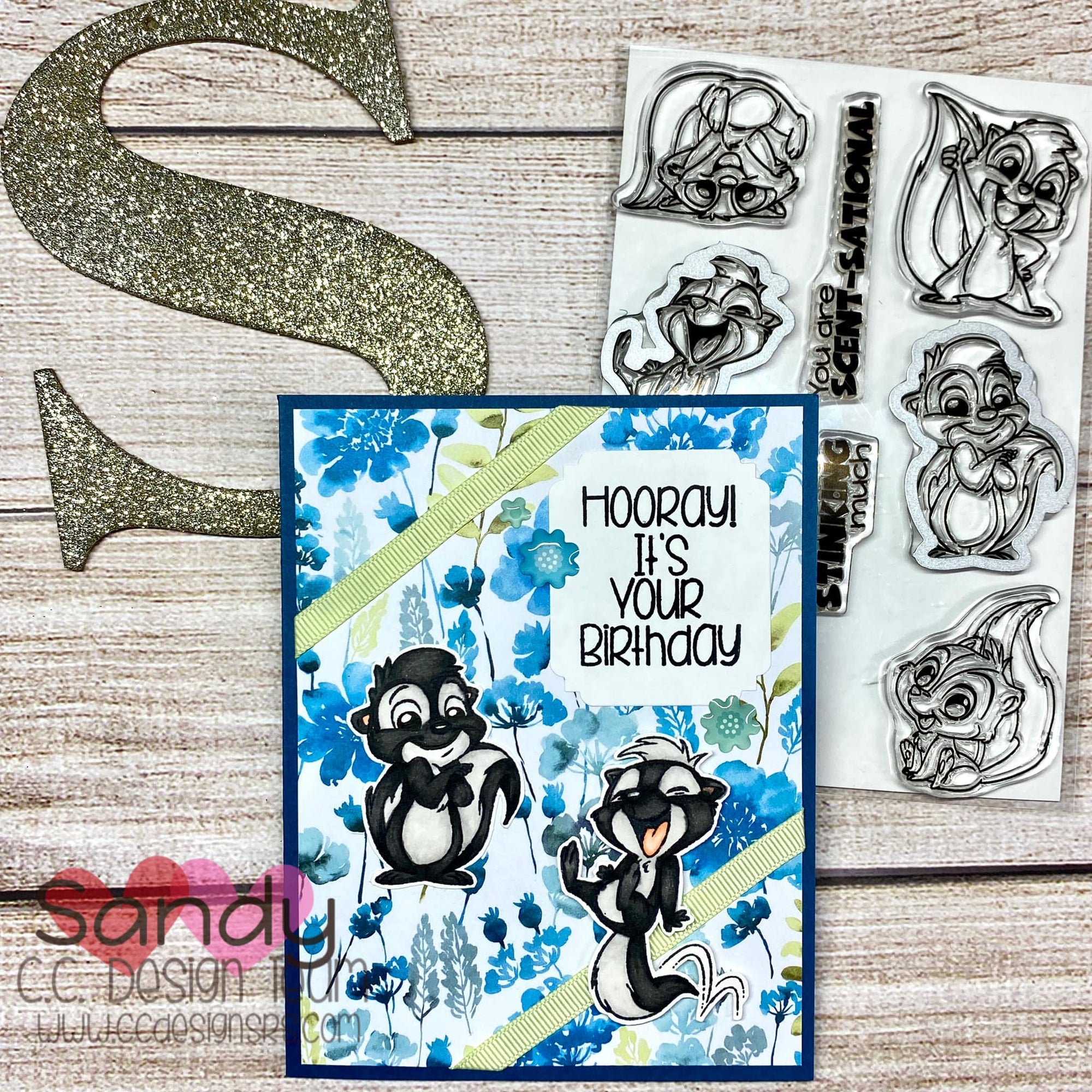 Skunk Clear Stamp Set