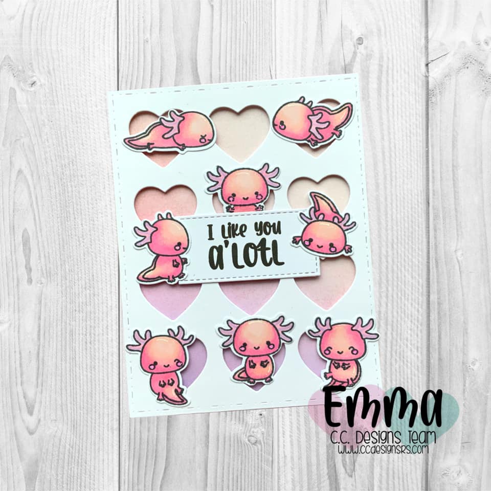 Axolotl Clear Stamp Set