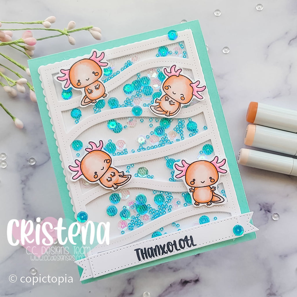 Axolotl Clear Stamp Set