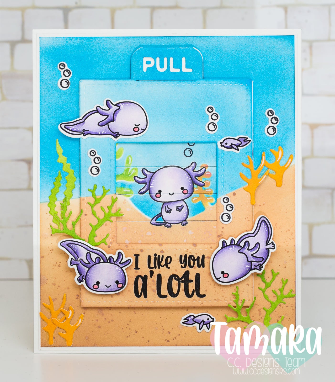 Axolotl Clear Stamp Set