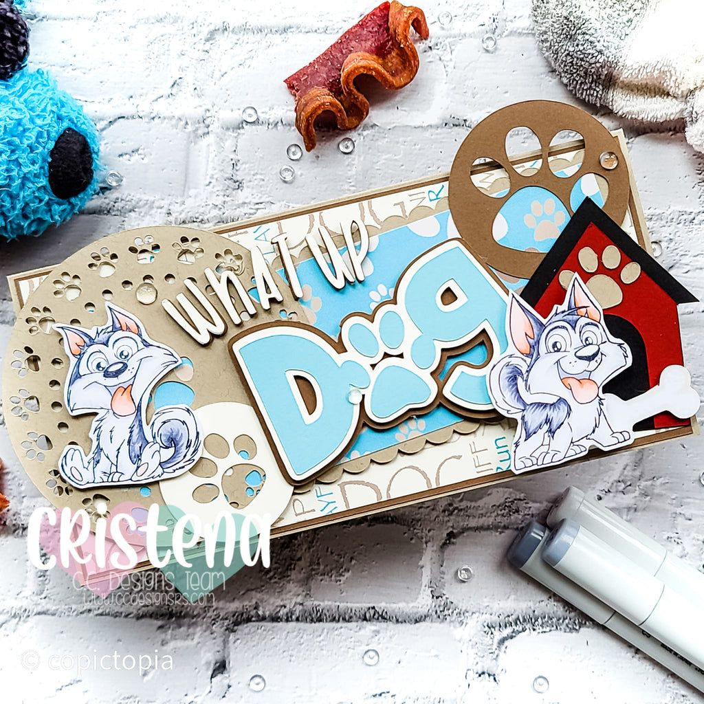 Doc the Husky Clear Stamp Set