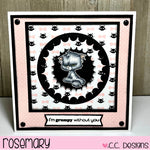 C.C. Designs Rubber Stamps:Cutie Cats Clear Stamp Set