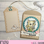 C.C. Designs Rubber Stamps:Cutie Cats Clear Stamp Set