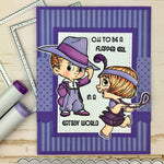 20's Gals Clear Stamp Set