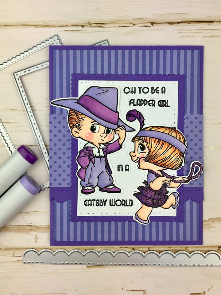 20's Gals Clear Stamp Set