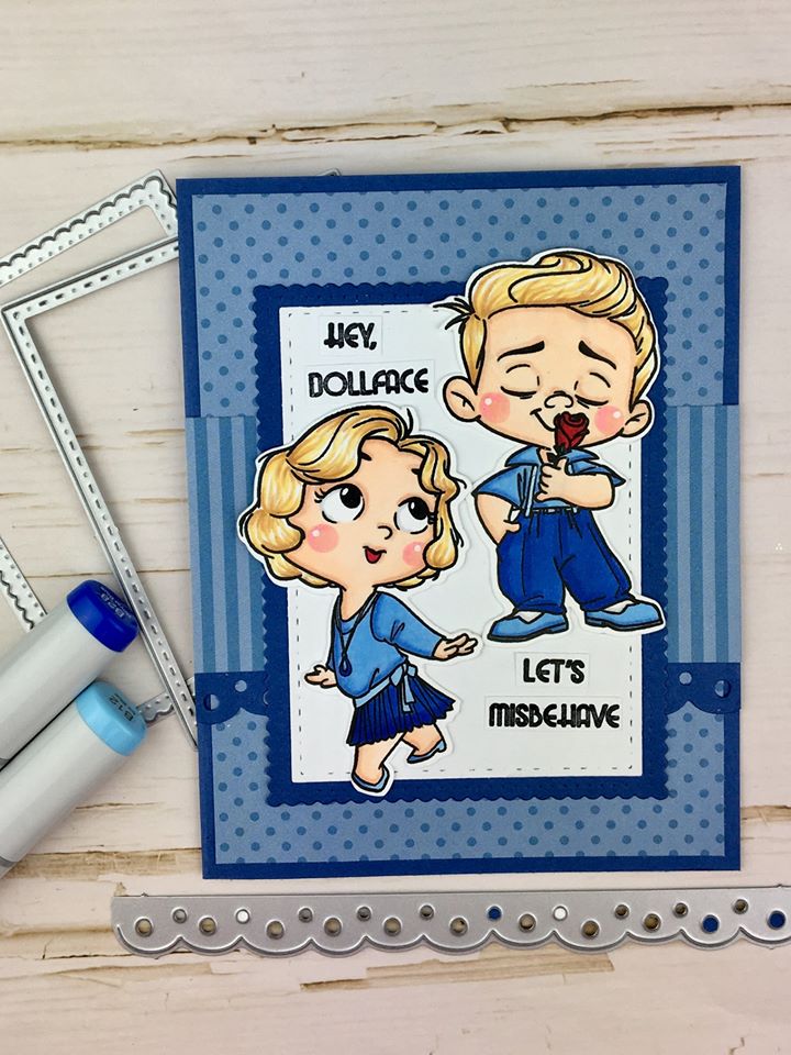 20's Gals Clear Stamp Set