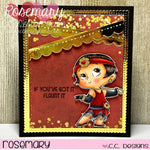 20's Gals Clear Stamp Set