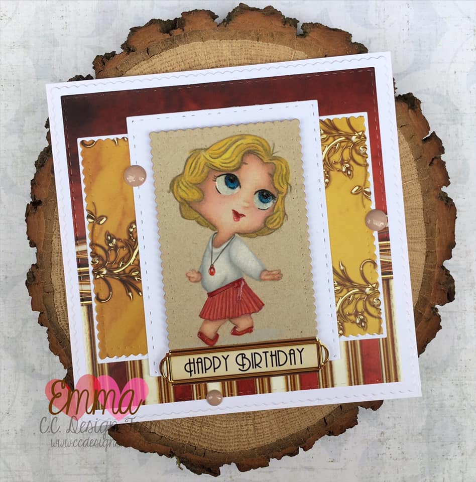 20's Gals Clear Stamp Set