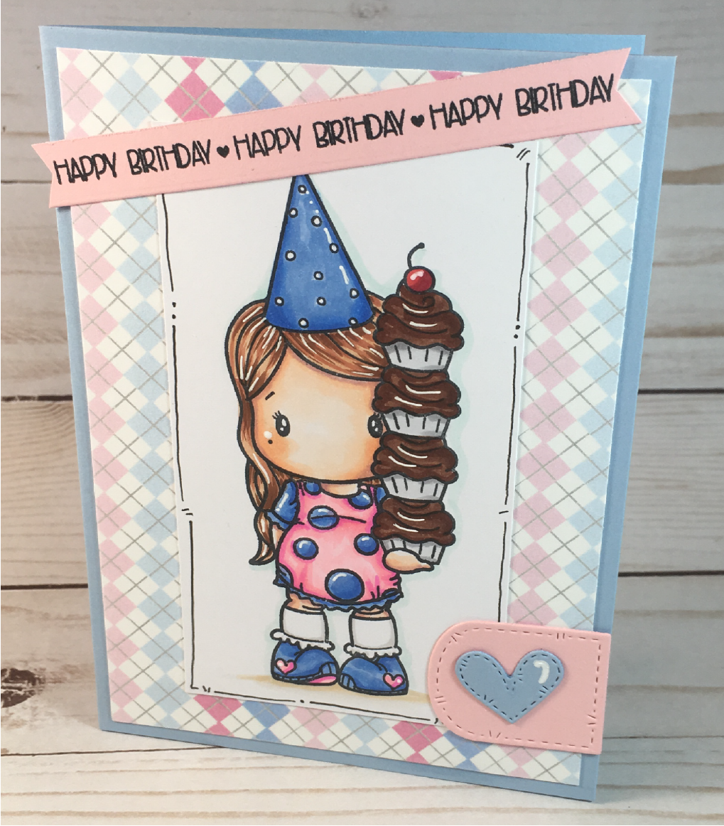 Birthday Swissies Clear Stamp Set