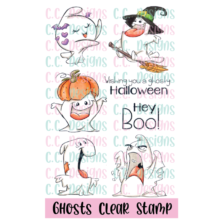 Ghosts Clear Stamp Set