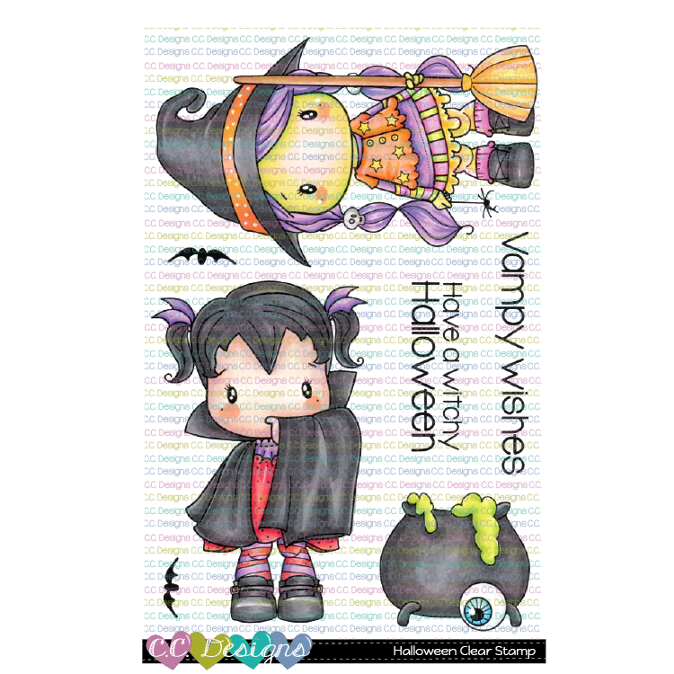 Halloween Swissies Clear Stamps