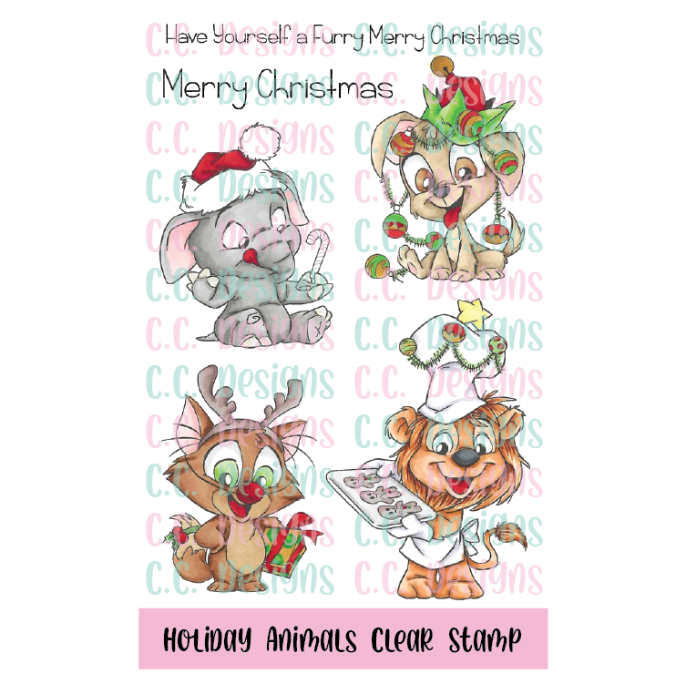 Holiday Animals Clear Stamp Set