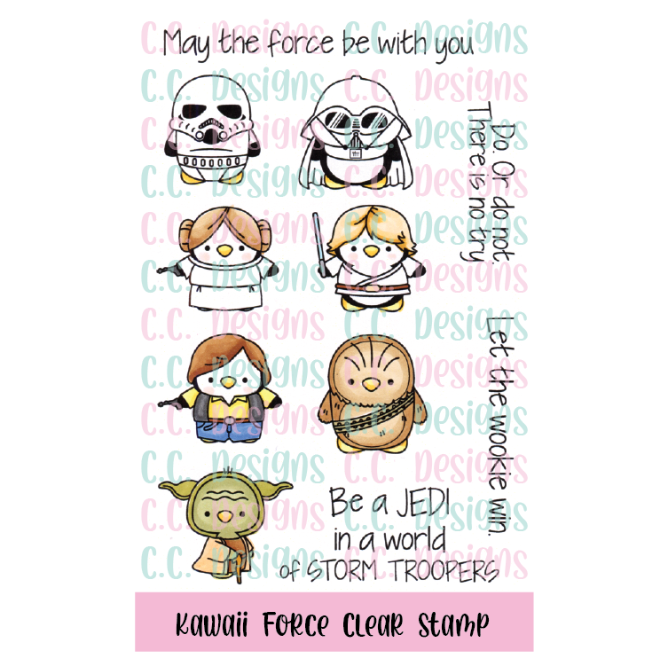 Kawaii Force Clear Stamp Set