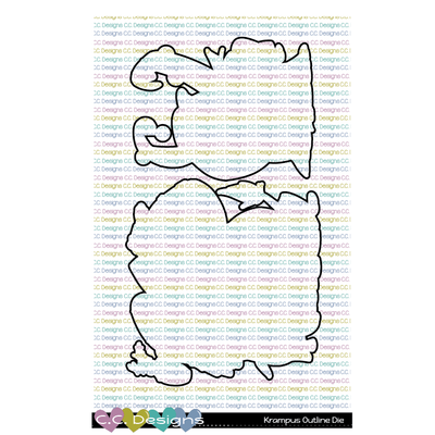 Krampus Outline DIe