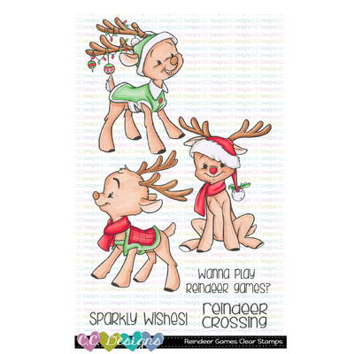 Reindeer Games Clear Stamp Set