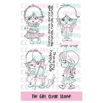 The Girl Clear Stamp Set
