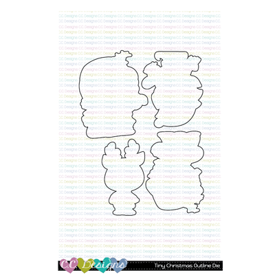 Tiny Christmas Outline Die