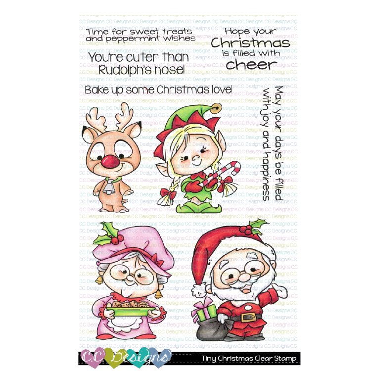 Tiny Christmas Clear Stamps – C.c. Designs Rubber Stamps